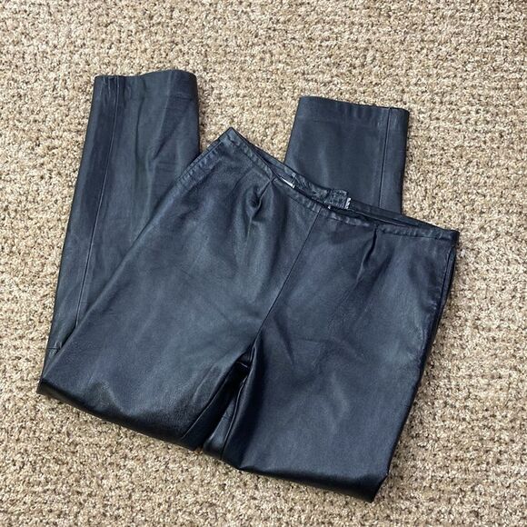 Vintage Fully Lined Black Leather Pants DANIEL D’HIVER LONDON • PARIS • ITALY - Picture 15 of 15